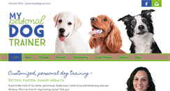 Desktop Screenshot of mypersonaldogtrainer.com