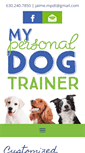 Mobile Screenshot of mypersonaldogtrainer.com